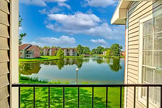 water view featuring a yard