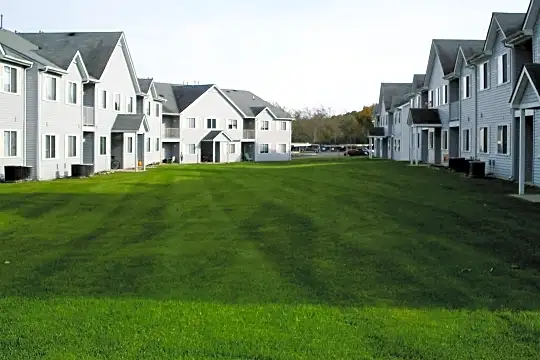 yard with a large lawn