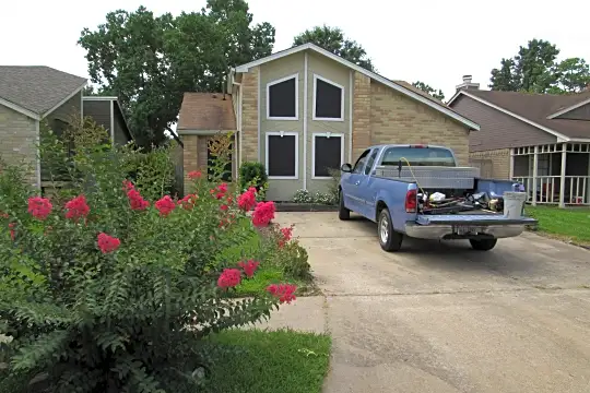 Double wide driveway and extra deep allows 4 cars