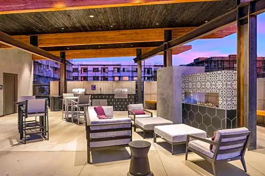 view of patio / terrace featuring an outdoor living space