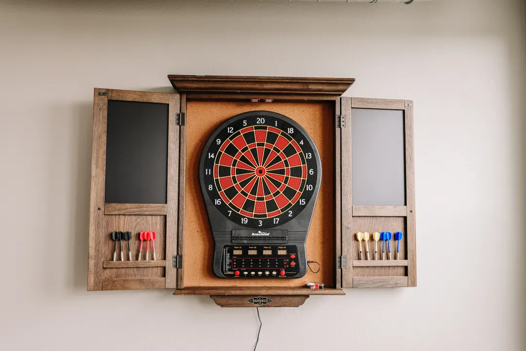 Brunswick Wooden Dartboard Cabinet