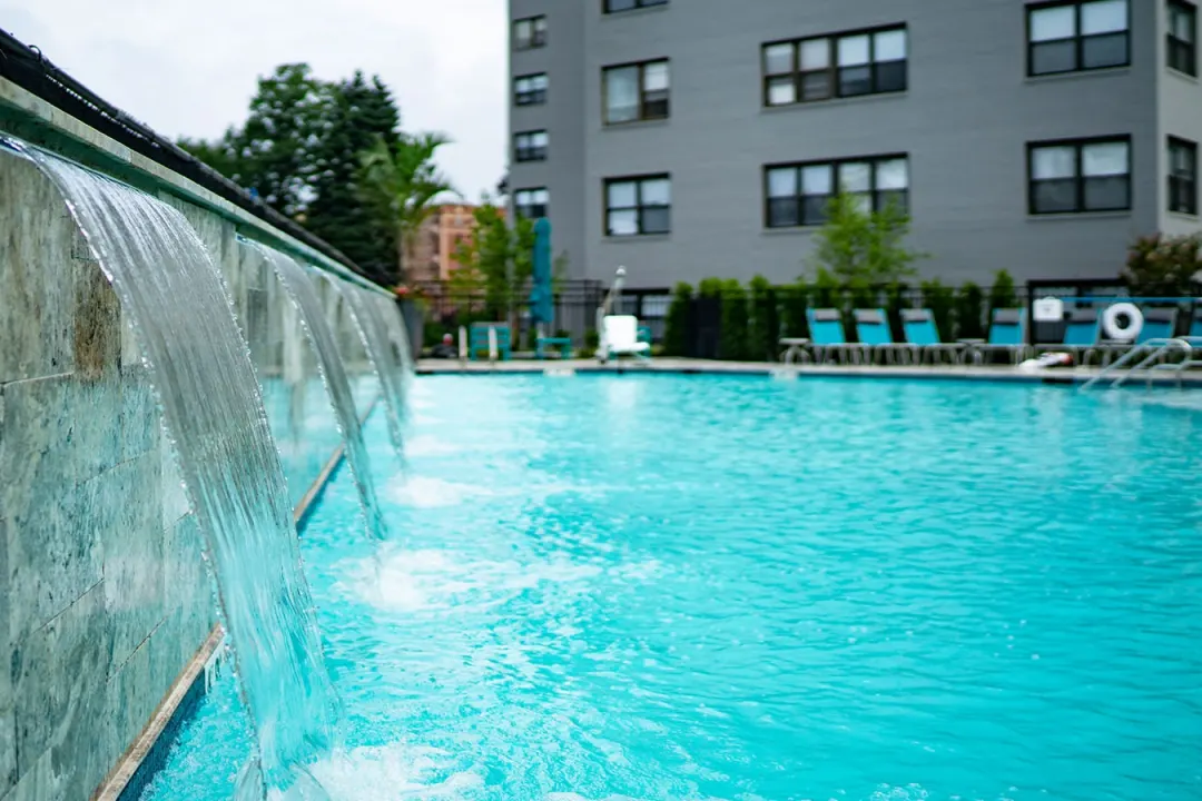 Take underwater yoga classes this winter in W Philadelphia's roofdeck  outdoor pool