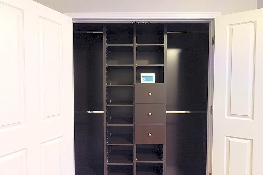 Small Walk-In Closet PAX Big Storage - Garrison Street Design Studio