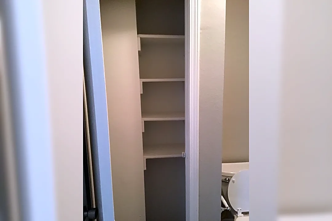 Bathroom Linen Closet with Open Shelving - Closet - Other - by Closets of  Tulsa