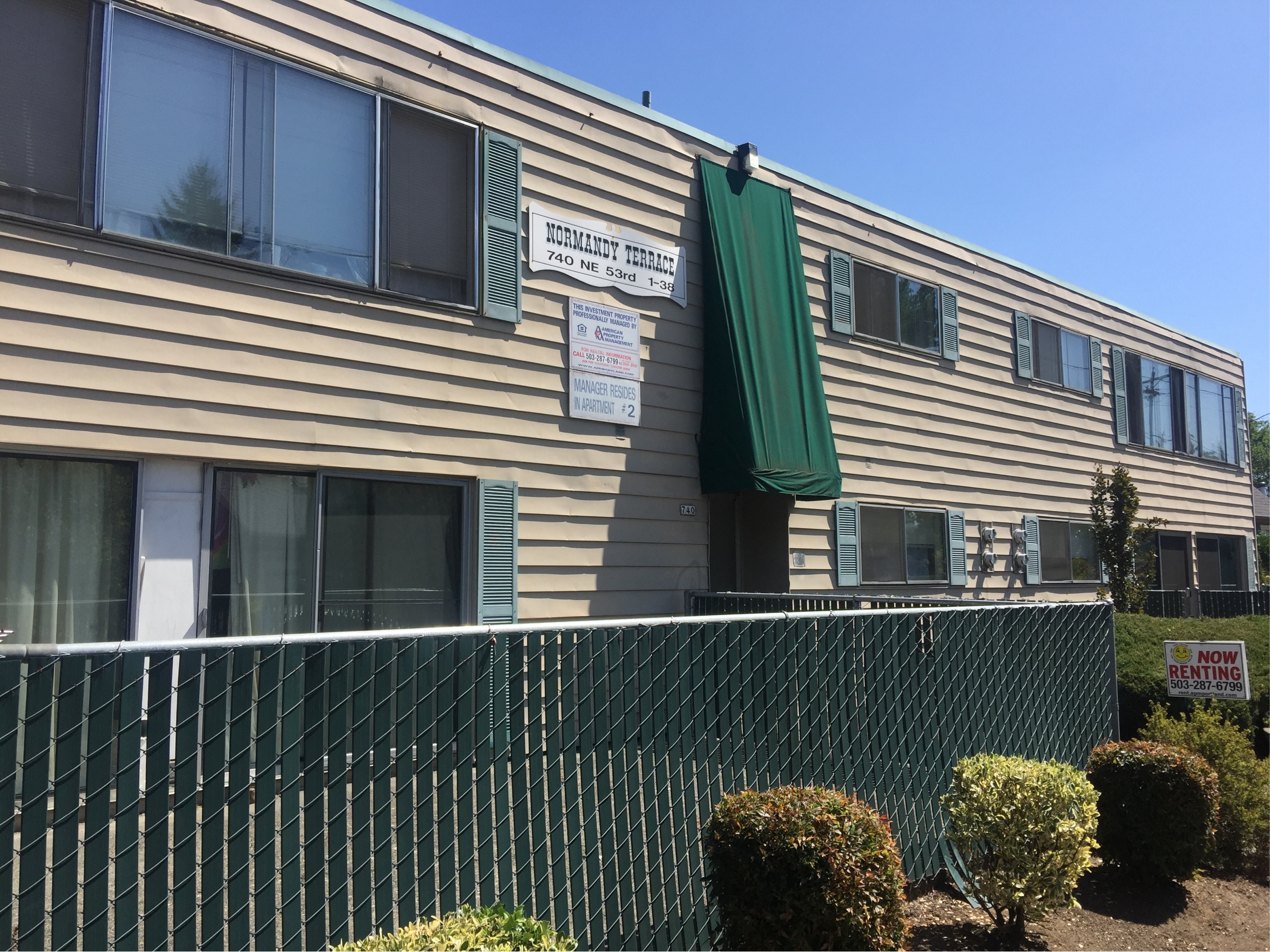 Apartments for rent at Normandy Terrace in Central Northeast Portland