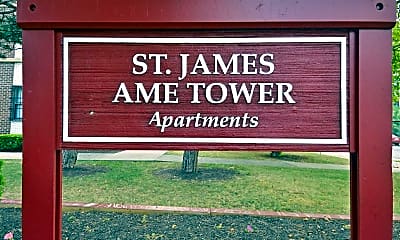 Community Signage, St. James Towers, 2