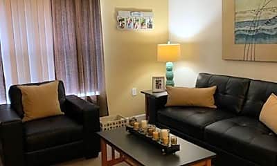 Living Room, Room for Rent -  a 5 mins drive to transit stop Ge, 1