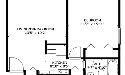 Bedroom, 111 N Cleveland Ave, 2