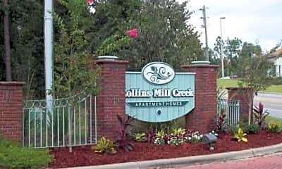 Community Signage, Collins Mill Creek, 1