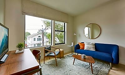 Living Room, 400 Claremont Ave #1051, 1