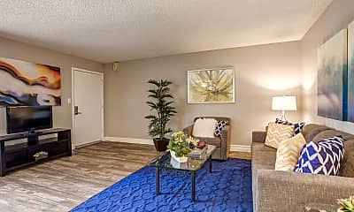 Living Room, Stonegate Furnished Apartments, 0