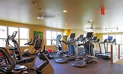 Fitness Weight Room, Apartments at Midtown, 2