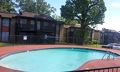 Pool, Hillside Village Apartments, 0