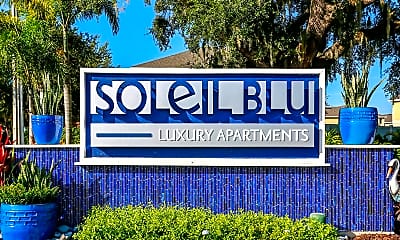 Community Signage, Soleil Blu, 2