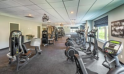 Fitness Weight Room, The Edge Flats, 1