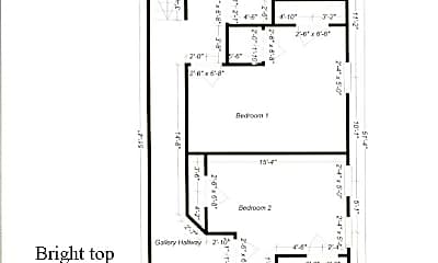 Floor Plan, 164 Putnam Avenue, Unit 168, 2