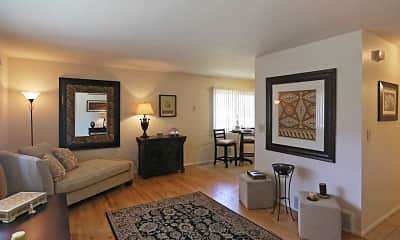 Living Room, Bradley Place Townhomes, 1