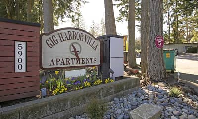 Community Signage, Gig Harbor Villa, 0