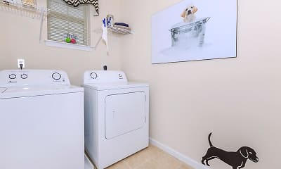 clothes washing area featuring tile floors and independent washer and dryer, Sterling Parc at Middletown, 2