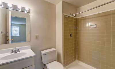 Bathroom, Mallard Courts Apartments, 2