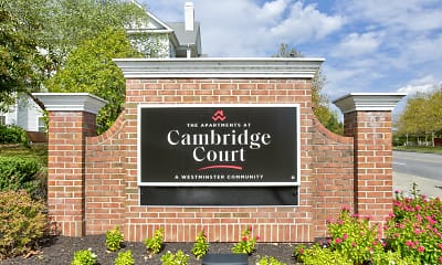 Community Signage, The Apartments at Cambridge Court, 2