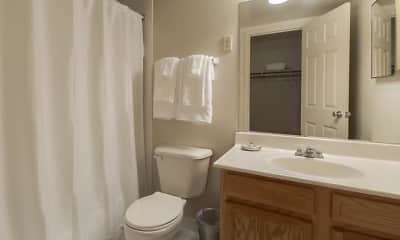 Bathroom, Triangle Towers Apartments, 2