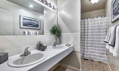 Bathroom, Wilkeswood Apartments, 2