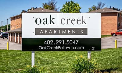 Community Signage, Oak Creek Apartments, 0