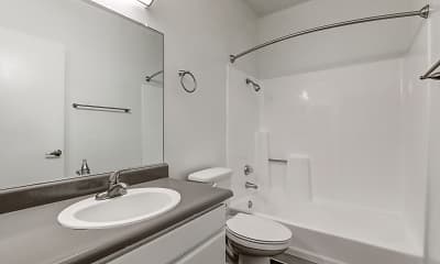 Bathroom, Zen Diamond Active Senior Apartments, 2