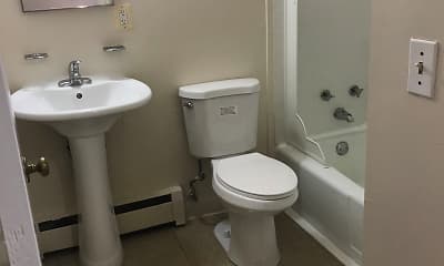 Bathroom, Piperbrook Apartments, 2