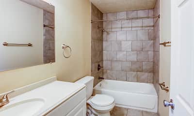 Bathroom, Elm Grove Apartments, 2