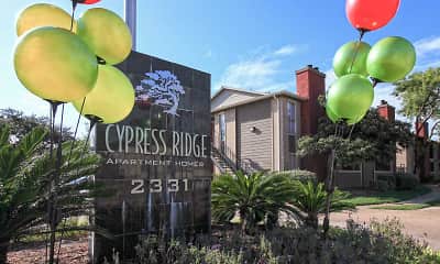 Community Signage, Cypress Ridge Apartments, 2