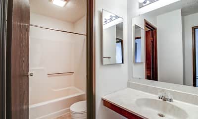 Bathroom, Crestview Manor Apartments, 2
