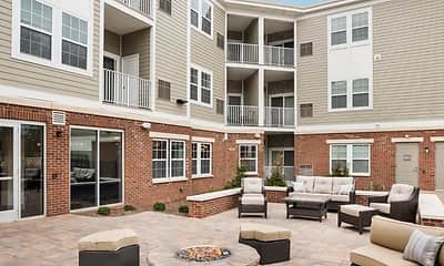 view of patio / terrace featuring fire pit, Summit Court, 0
