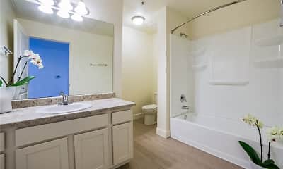 Bathroom, West Station Apartments, 1