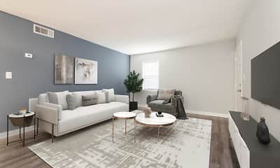 Living Room, Dwell Townhomes, 2