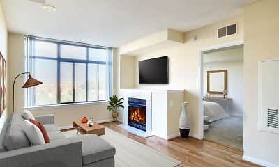 Living Room, The Reserve at Clarendon Centre, 0