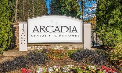Community Signage, Arcadia Townhomes, 0