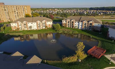 view of drone / aerial view, South Pointe Apartments, 2