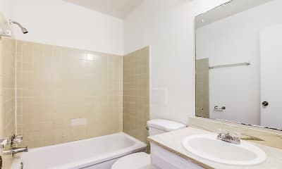 Bathroom, Legacy @ 49 Apartments, 2
