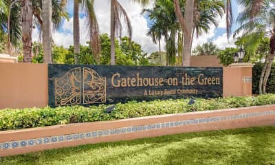 Community Signage, Gatehouse on the Green Apartments, 1
