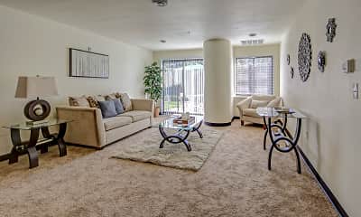 Living Room, Brewers Point Apartments, 1