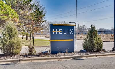 Community Signage, Helix Apartments, 2