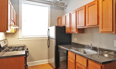 Kitchen, 1151 S. Oak Park Apartments, 0