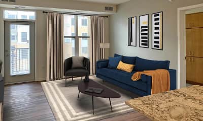 Living Room, Preserve at Shady Oak Apartments, 1