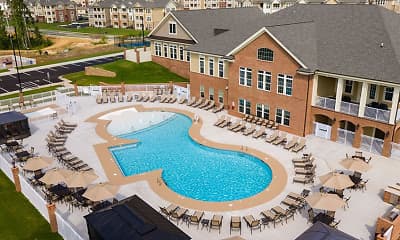Pool, Villages at Raleigh Beach Apartments, 0