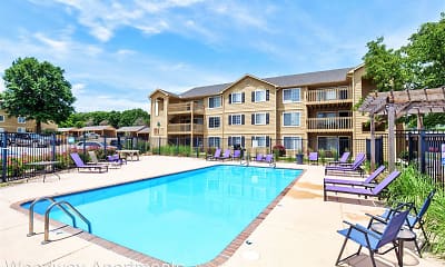 Pool, Woodway Apartments, 1