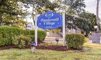 Community Signage, Powdermill Village Apartments, 2