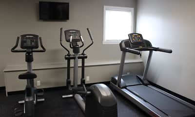 Fitness Weight Room, Oxbow Farms, 2