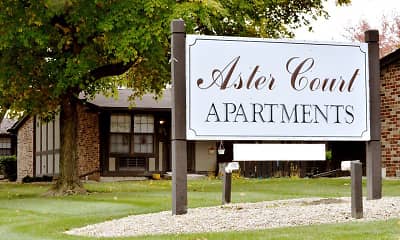 Community Signage, Aster Court Apartments, 1